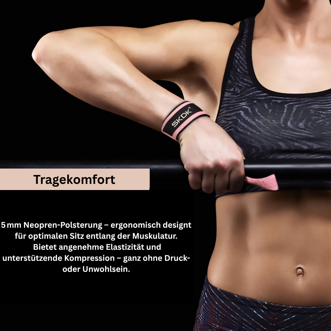 Ironpulse SKDK Zughilfen – Lifting Straps für Männer & Frauen | Deadlift, Kreuzheben, Krafttraining