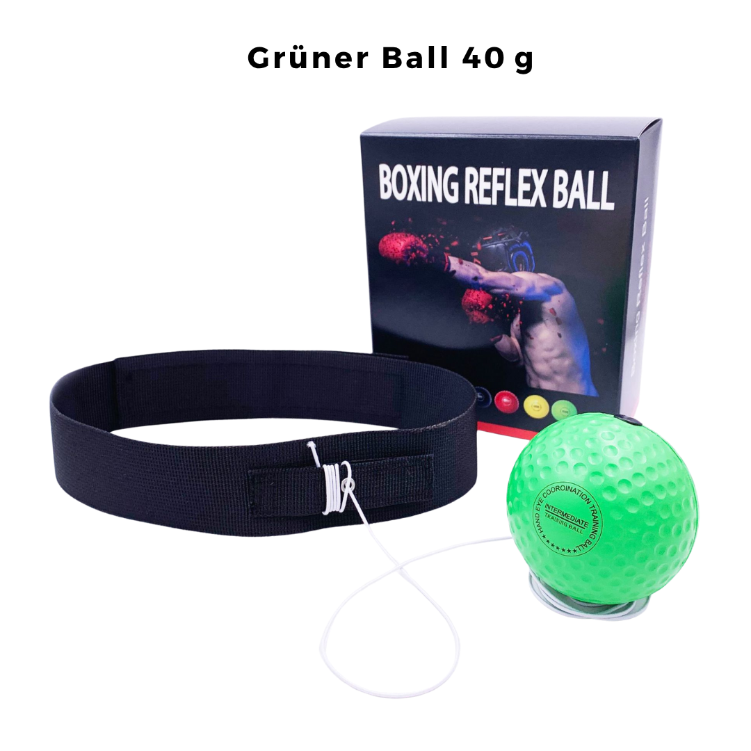 Reflexball-Set für Reaktion & Koordination – 4 Bälle + 2 Stirnbänder + Zubehör
